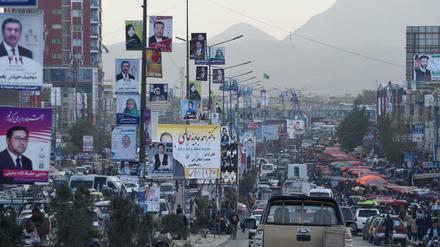 Wahlkampf in der afghanischen Hauptstadt Kabul.