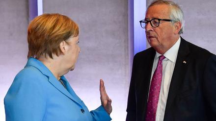 Nicht noch ein Nicht-Deutscher! Angela Merkel hätte gerne einen Deutschen auf dem Posten, den jetzt noch Jean-Claude Juncker inne hat. 