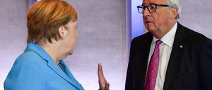 Nicht noch ein Nicht-Deutscher! Angela Merkel hätte gerne einen Deutschen auf dem Posten, den jetzt noch Jean-Claude Juncker inne hat. 