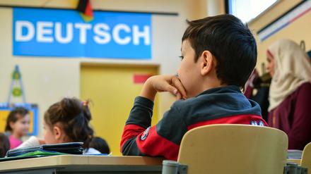 Eine Schulklasse in Deutschland.