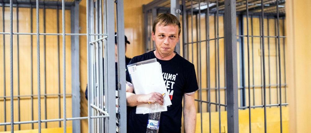 Der Investigativ-Journalist Iwan Golunow soll noch heute aus dem Hausarrest freikommen. 