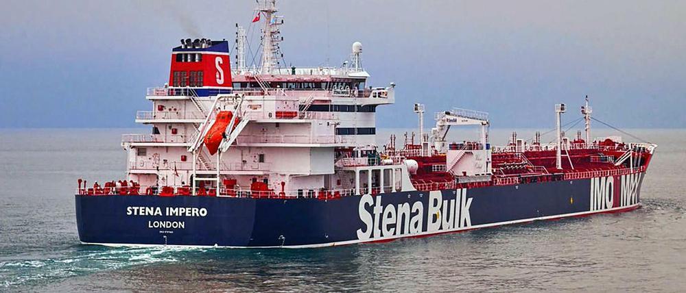 Der britische Öltanker «Stena Impero». 