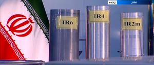 Das Standbild des TV-Senders IRIB zeigt drei Zentrifugen in der Atomanlage Natanz.