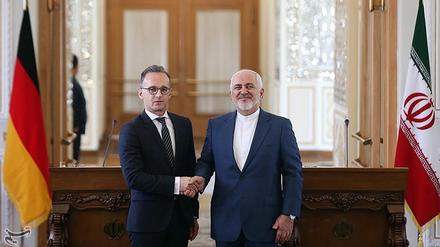 Der deutsche Außenminister Heiko Maas und sein iranischer Kollege Mohammad Javad Zarif.