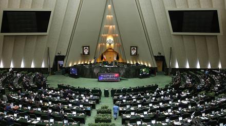 Ein Blick in das iranische Parlament