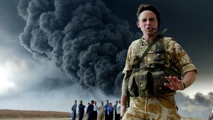 Ein britischer Soldat im März 2004 in der südirakischen Stadt Basra.