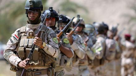 Irakische Truppen beteiligen sich am Kampf gegen den "Islamischen Staat".