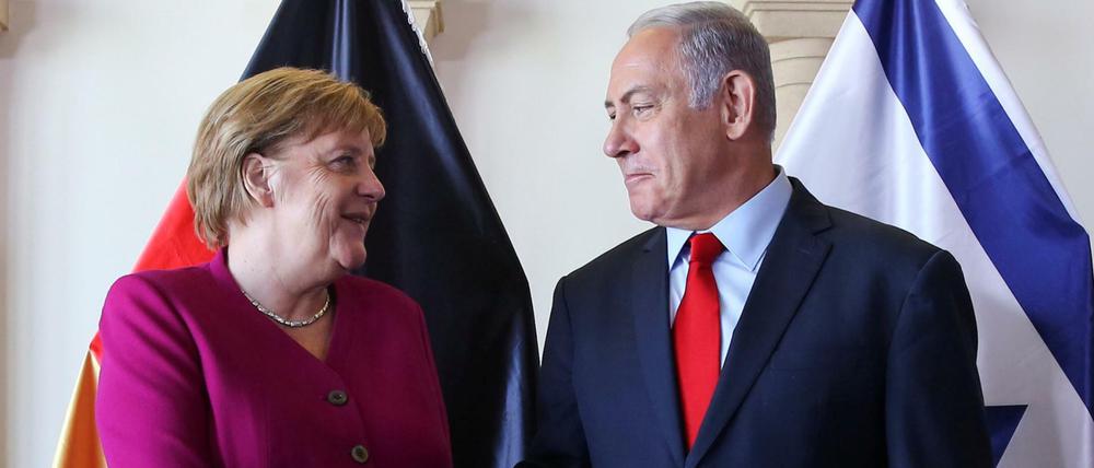 Angela Merkel ist eine Freundin des jüdischen Staats. Als solche rügt sie zuweilen auch die Politik ihres Amtskollegen Benjamin Netanjahu.