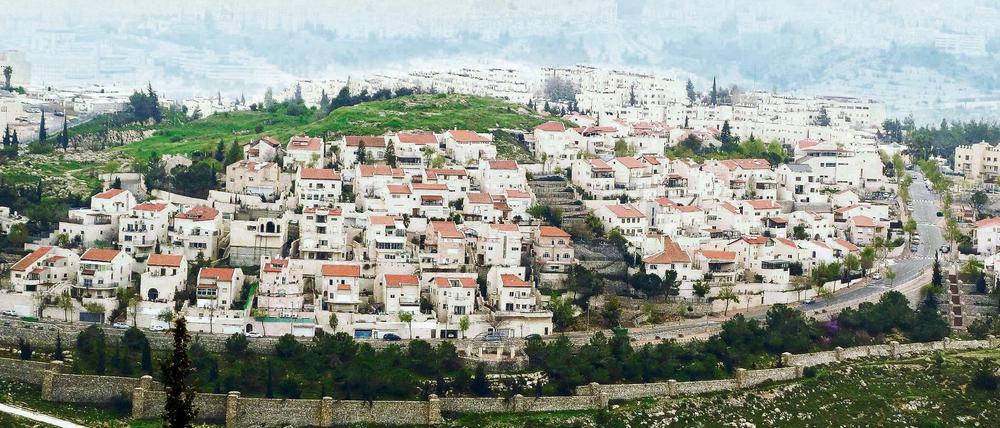 Israelischer Siedlungsbau. 