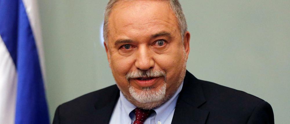 Israels Verteidigungsminister Avigdor Lieberman hat seinen Rücktritt angekündigt.