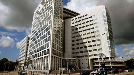 Der Internationale Strafgerichtshof in Den Haag. 