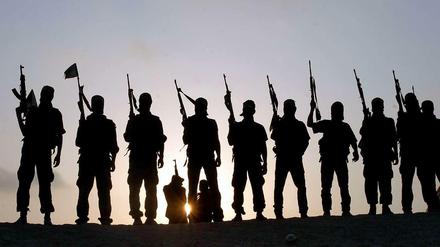 Kämpfer der Terrorgruppe "Islamischer Staat" (IS).