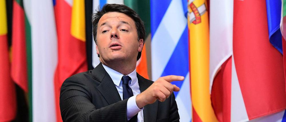 Italiens Premierminister Matteo Renzi. 