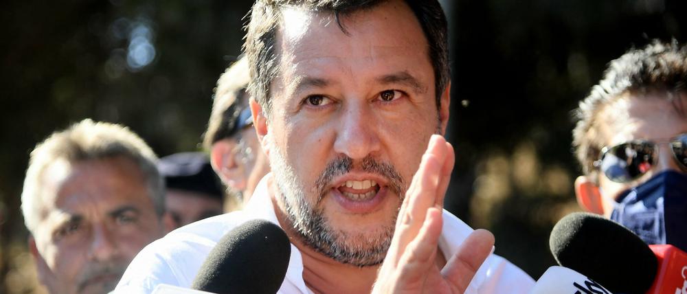Die italienische Mitte-Rechts-Allianz zu der auch Matteo Salvini gehört, liegt derzeit in Umfragen vorn. 