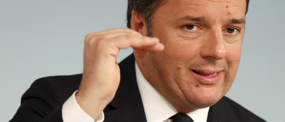 Italiens Premierminister Matteo Renzi. 