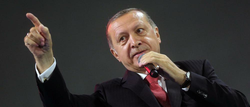 Droht seinen Gegnern: Der türkische Staatspräsident Recep Tayyip Erdogan