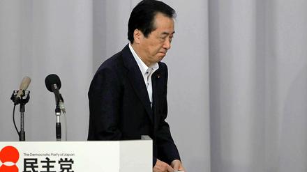Der erst seit gut einem Jahr amtierende japanische Ministerpräsident Naoto Kan gibt auf: Kan gab am Freitag erwartungsgemäß seinen Rücktritt bekannt.