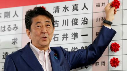 Der japanische Ministerpräsidenten Shinzo Abe.
