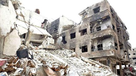 Weit und breit nur Zerstörung: Die UN nennt Jarmuk ein "Todeslager".