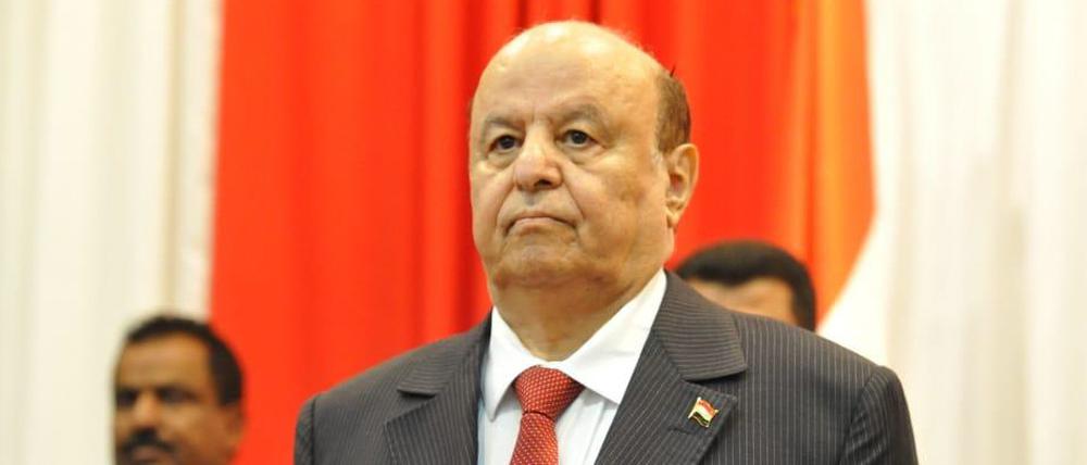 Präsident Abed Rabbo Mansur Hadi gibt die Macht im Jemen ab.