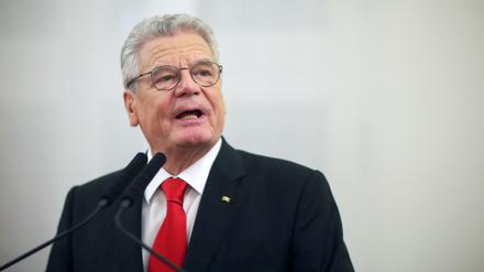 Bundespräsident Joachim Gauck mahnt zum Nachdenken bei der Abschaffung von Majestätsbeleidigungen im Strafrecht