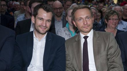 Johannes Vogel, links, will beim Parteitag in den Vorstand gewählt, Parteichef Christian Lindner zum Spitzenkandidat gekürt werden.