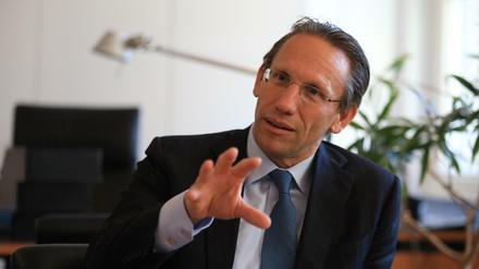 Jörg Kukies, Staatssekretär im Bundesministerium der Finanzen - er gilt als Architekt der "Bazooka".