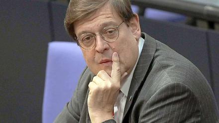 Damals, im Bundestag. Bis Juni 2009 saß Jörg Tauss für die SPD im Parlament. Dann trat er aus der SPD aus und ist seitdem in der Piratenpartei aktiv.