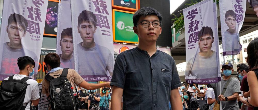 Joshua Wong, prominenter Kämpfer für Demokratie in Hongkong 