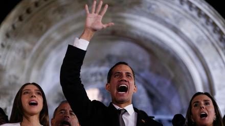 Kann er sich auf die USA verlassen? Venezuelas Oppositionschef Juan Guaidó.