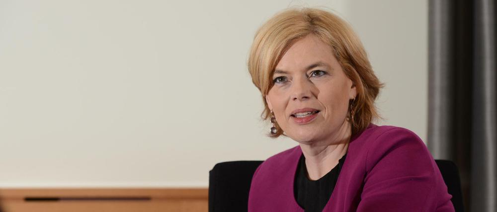 Julia Klöckner (CDU). Sie ist seit dem 14. März 2018 Bundesministerin für Ernährung und Landwirtschaft.  