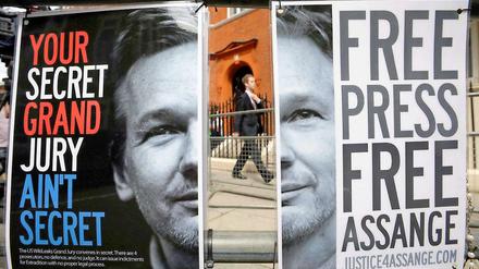 Assange befindet sich seit sieben Wochen in der Botschaft Ecuadors und lebt dort.