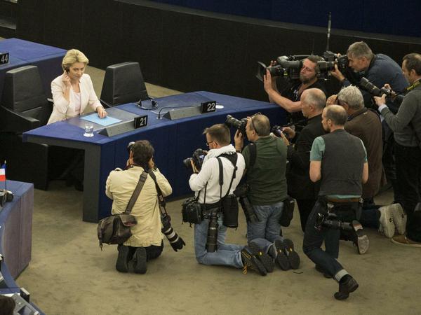 EU-Kommissionschefin Ursula von der Leyen in Straßburg im vergangenen Juli.