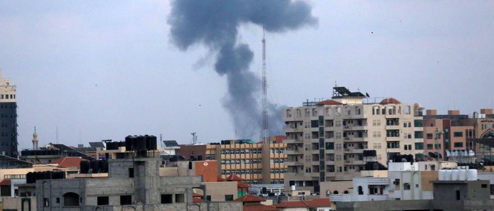 Mit Luftangriffen auf Gaza reagierte Israel auf den Tod eines Soldaten, der von einem palästinensischen Scharfschützen erschossen wurde.