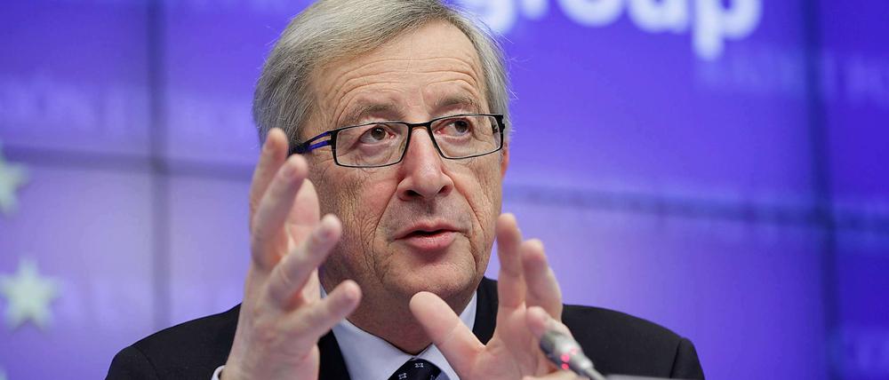 Eurogruppenchef Juncker warnt vor einem Zerfall der Euro-Zone.