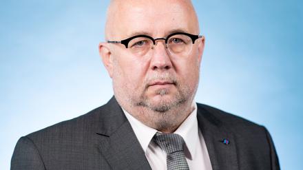 Jürgen Pohl, Mitglied der AfD Bundestagsfraktion in der 19. Legislaturperiode, aufgenommen am 05.10.2017 im Bundestag in Berlin.