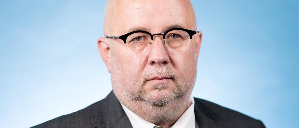 Jürgen Pohl, Mitglied der AfD Bundestagsfraktion in der 19. Legislaturperiode, aufgenommen am 05.10.2017 im Bundestag in Berlin.