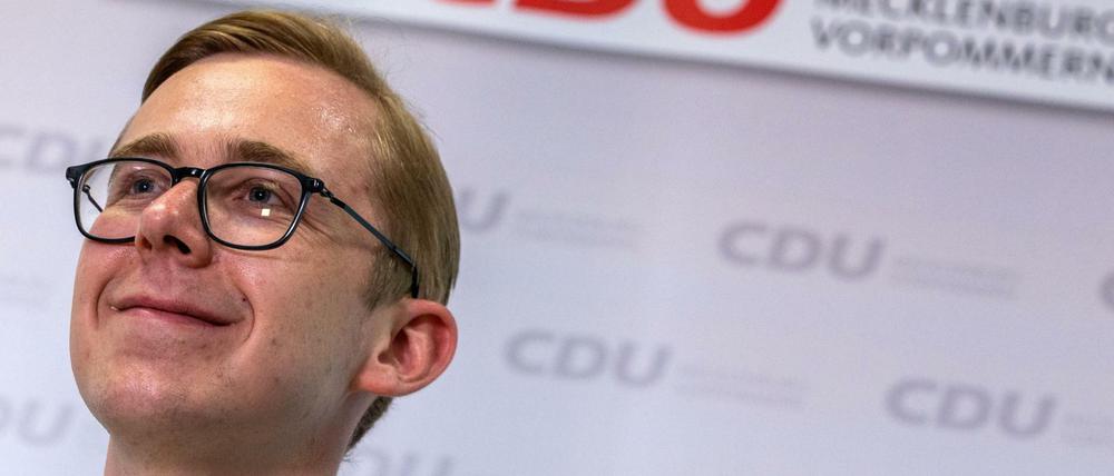 Seine Kandidatur für den CDU-Vorsitz in Mecklenburg-Vorpommern hat Amthor bereits zurückgezogen. 