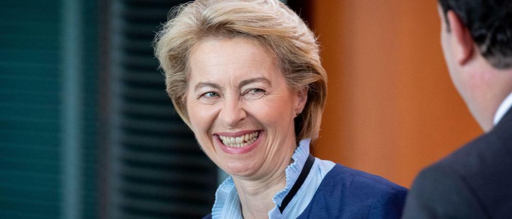 Verteidigungsministerin Ursula von der Leyen (CDU) wechselt möglicherweise nach Brüssel an die Spitze der Kommission.