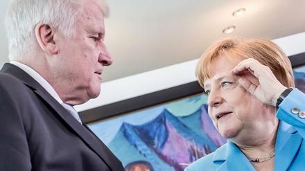 Im Streit vereint: Innenminister Seehofer und Kanzlerin Merkel