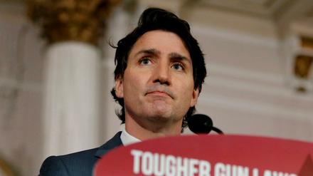 Justin Trudeau, Premierminister von Kanada, kündigt strengere Waffengesetze an.