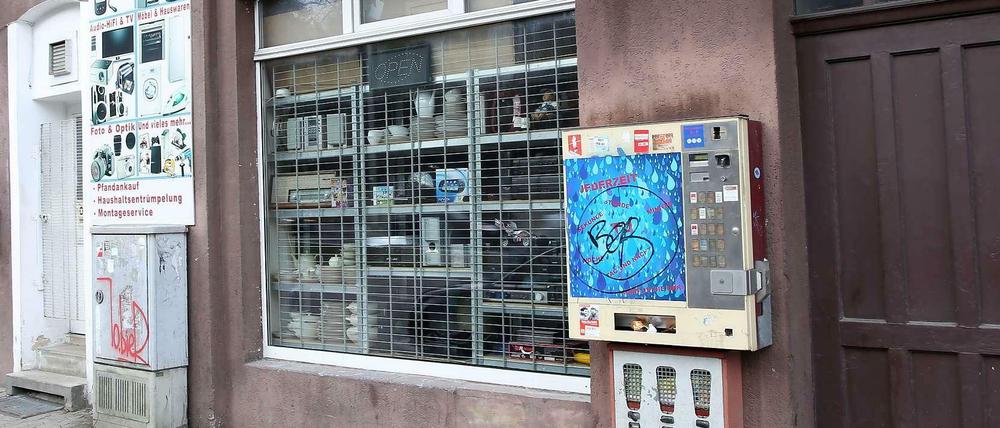 Elektrogeschäft in Kassel. Früher hier ein Internetcafé. Am 6. April 2006 tötete der NSU Halit Yozgat mit zwei Kopfschüssen.