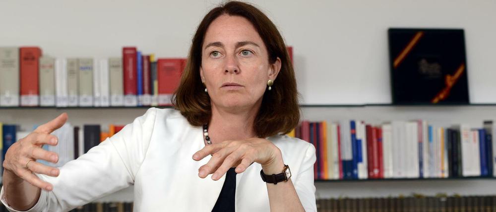 Katarina Barley (SPD) ist Bundesministerin der Justiz und für Verbraucherschutz .  