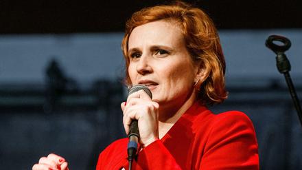 Linken-Bundeschefin Katja Kipping.
