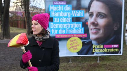 FDP-Spitzenkandidatin für Hamburg: Katja Suding