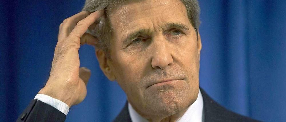 "Es bestehen weiterhin große Differenzen", sagte US-Außenminister John Kerry.