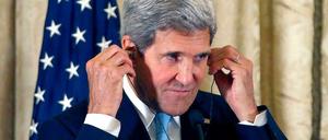 Kritisierter Außenminister Kerry: "Aufräumen nach dem Shitstorm"