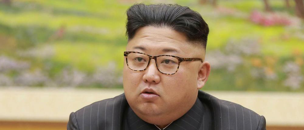 Warnung an die Welt: Nordkoreas Machthaber Kim Jong Un