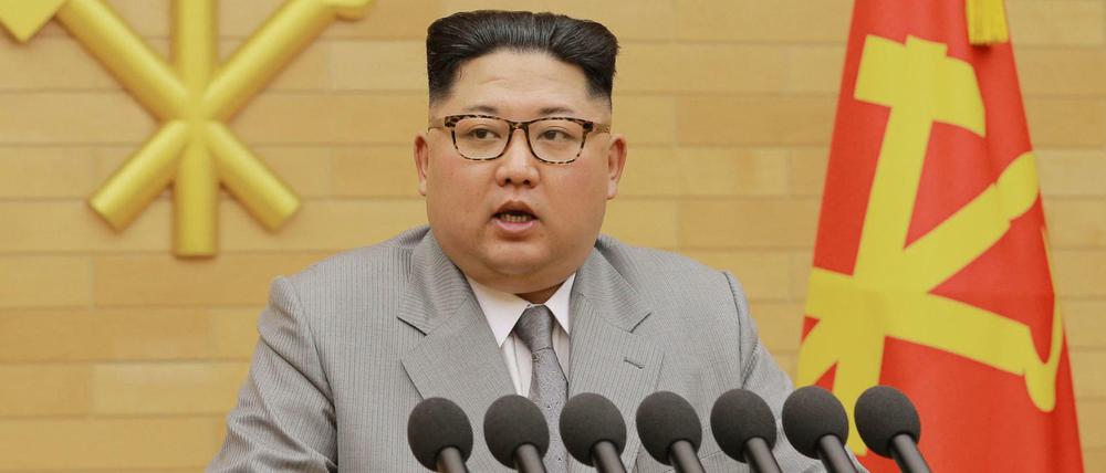 Der nordkoreanische Machthaber Kim Jong Un 