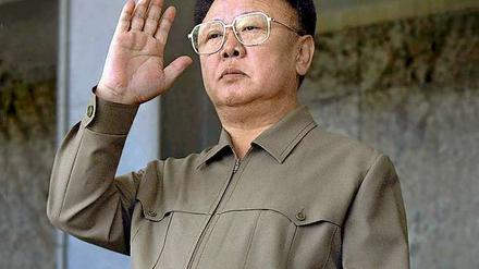 Nordkoreas Militärmachthaber Kim Jong Il (Archivfoto 2005)
